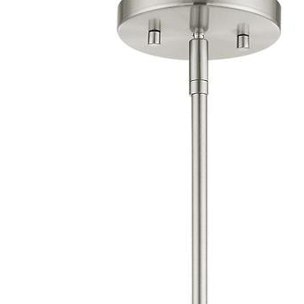 Three Light Dimmable Chandelier With Shades Default Title