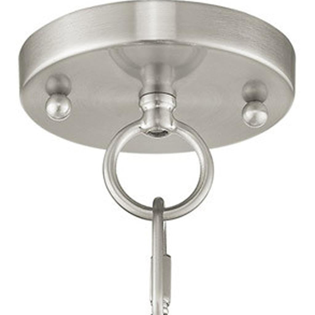 Four Light Dimmable Chandelier With Shades Default Title