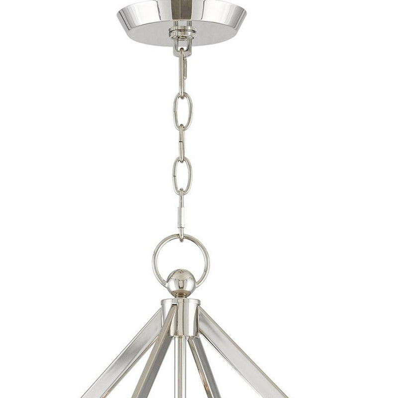 Four Light Dimmable Chandelier With Shades
