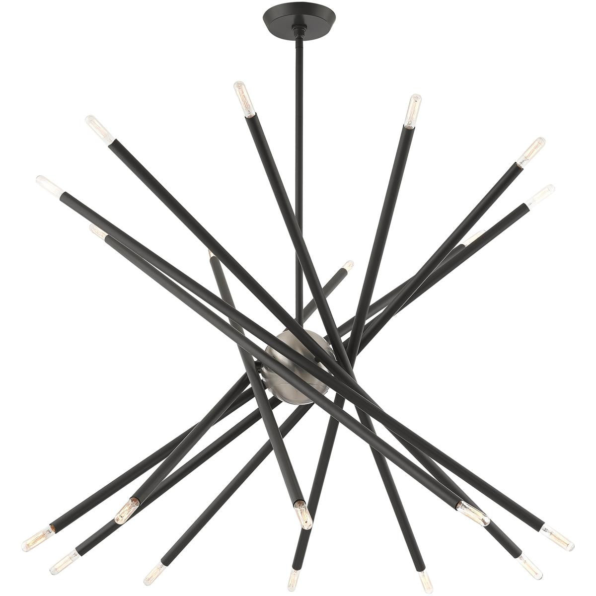 Multi Light Dimmable Chandelier With Shades