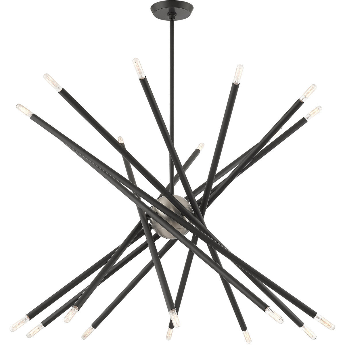 Multi Light Dimmable Chandelier With Shades