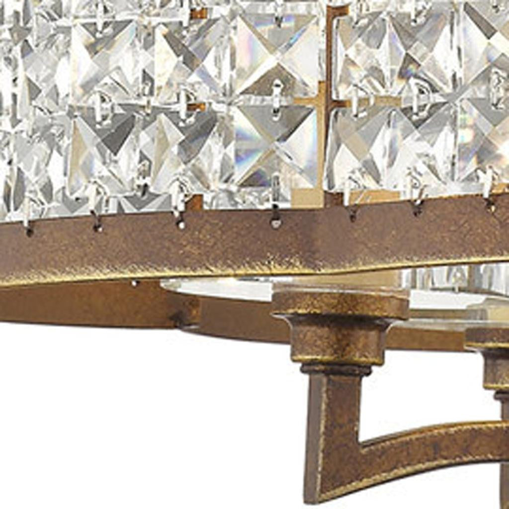 Four Light Dimmable Chandelier With Shades