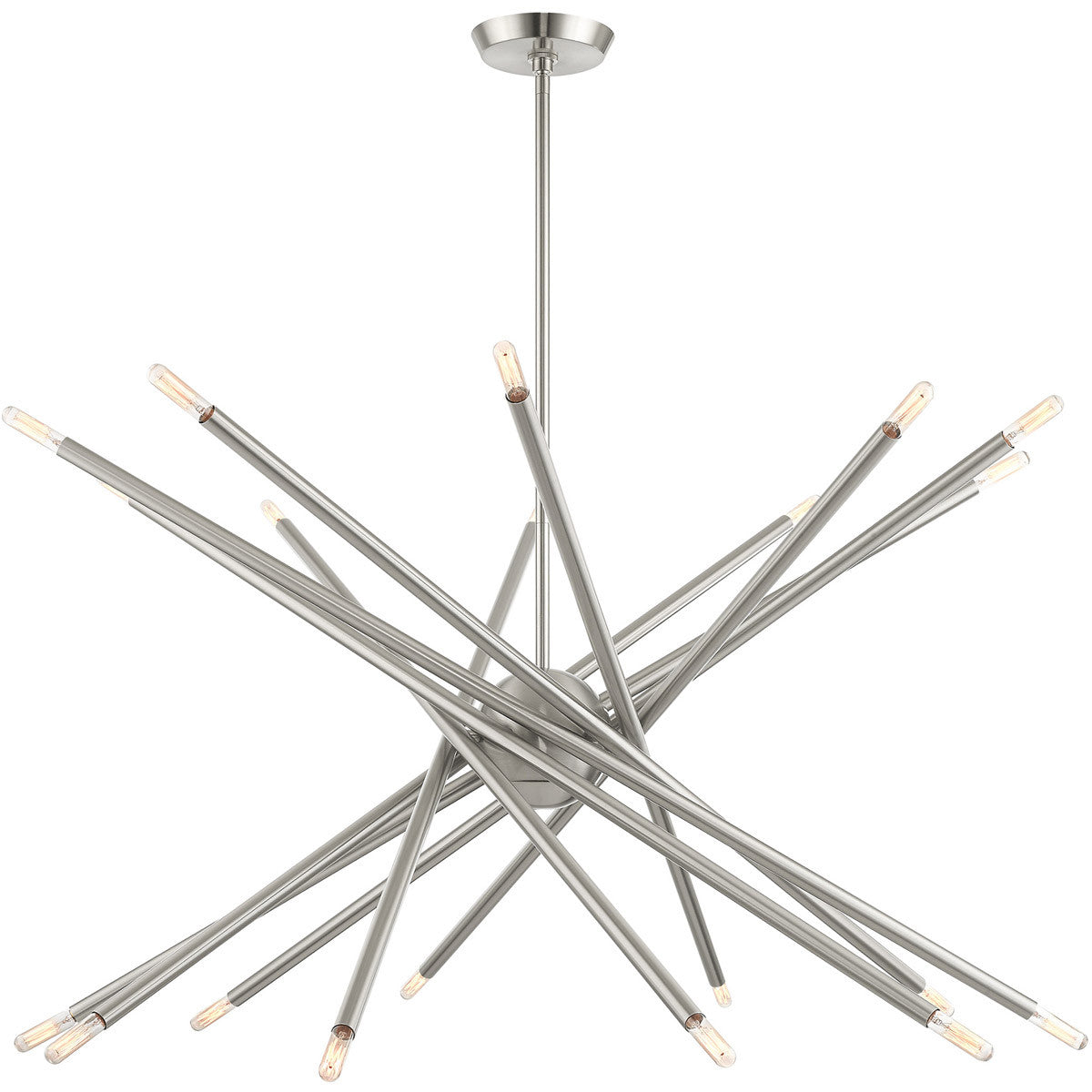 Multi Light Dimmable Chandelier With Shades