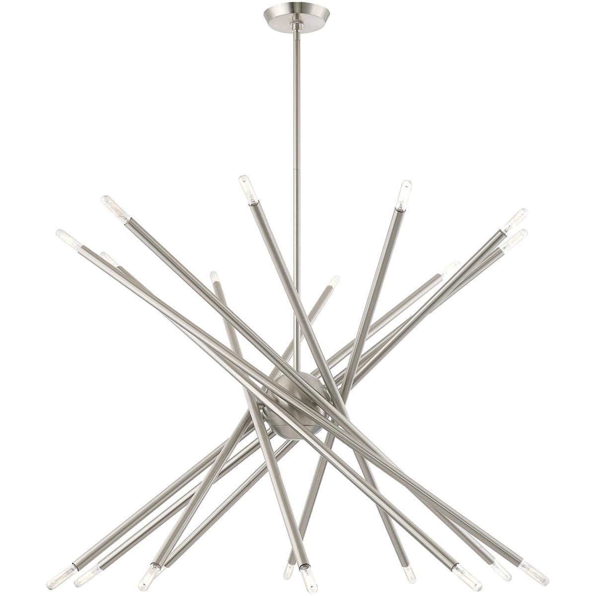 Multi Light Dimmable Chandelier With Shades