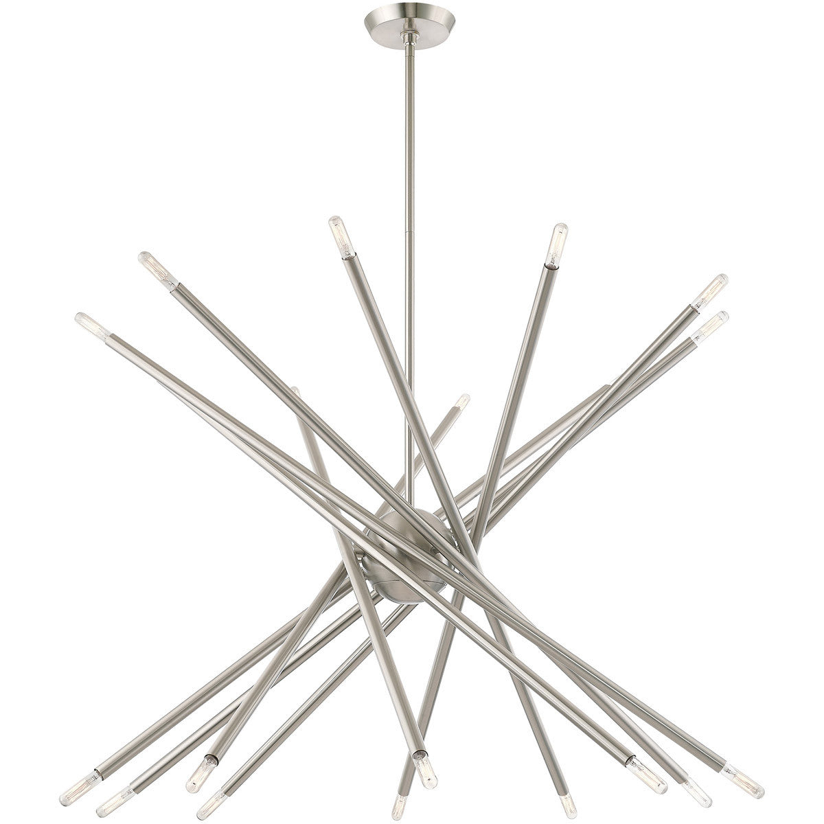Multi Light Dimmable Chandelier With Shades