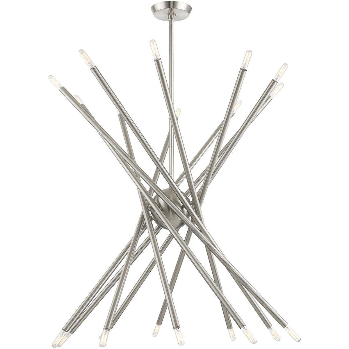 Multi Light Dimmable Chandelier With Shades