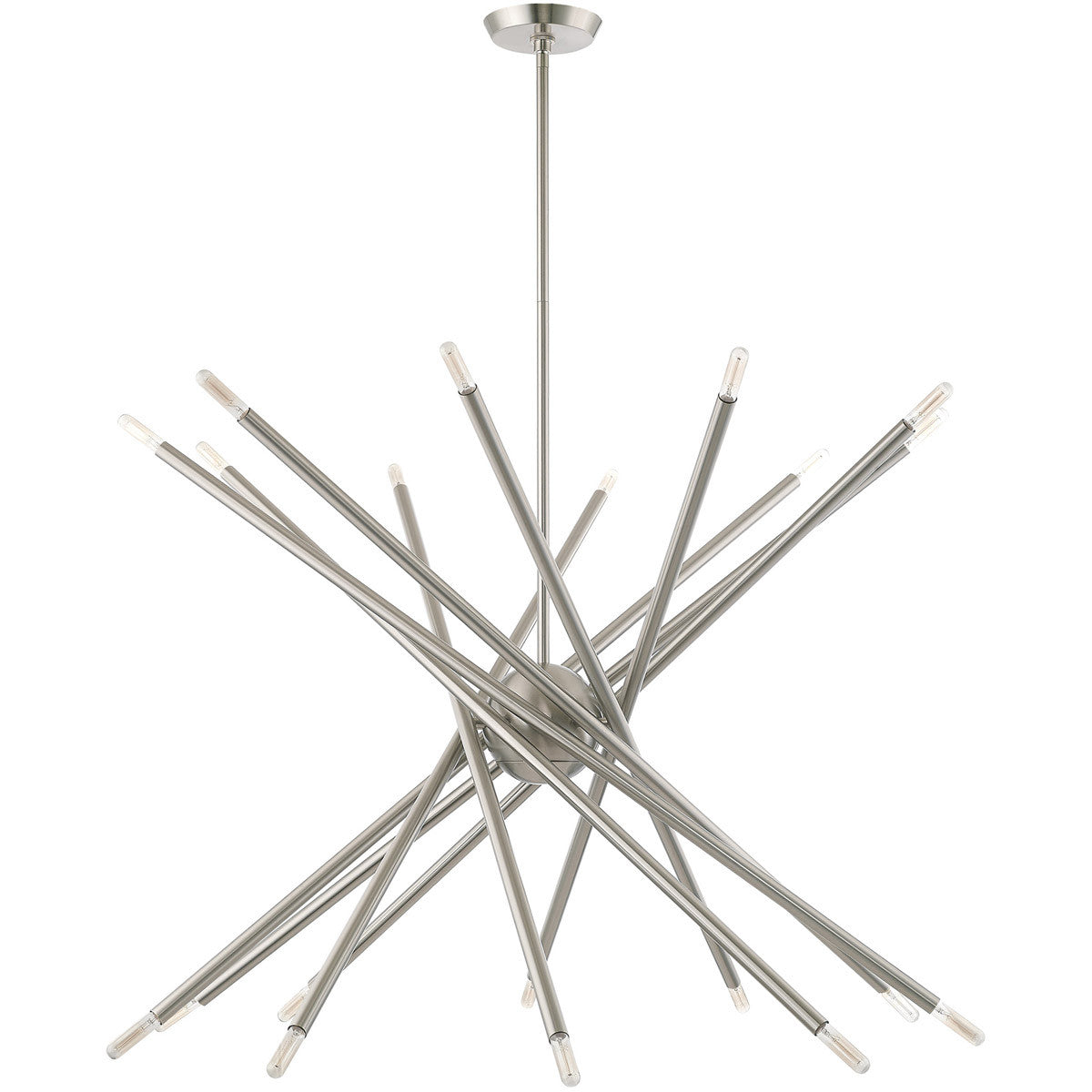 Multi Light Dimmable Chandelier With Shades