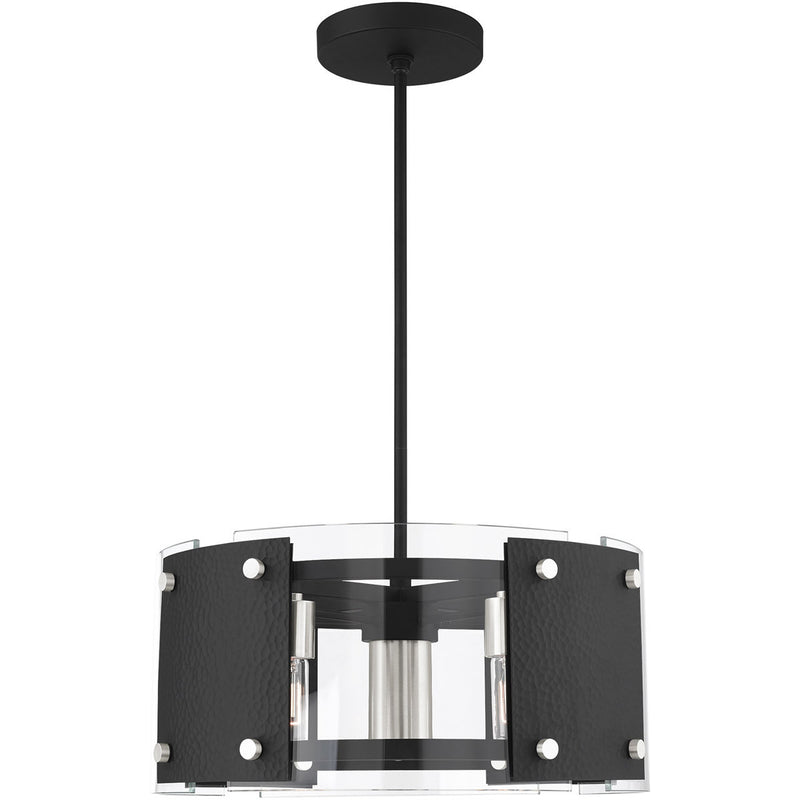 Seven Light Dimmable Chandelier With Shades