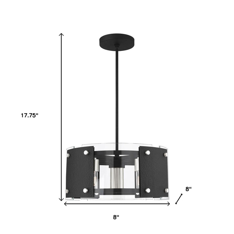 Seven Light Dimmable Chandelier With Shades