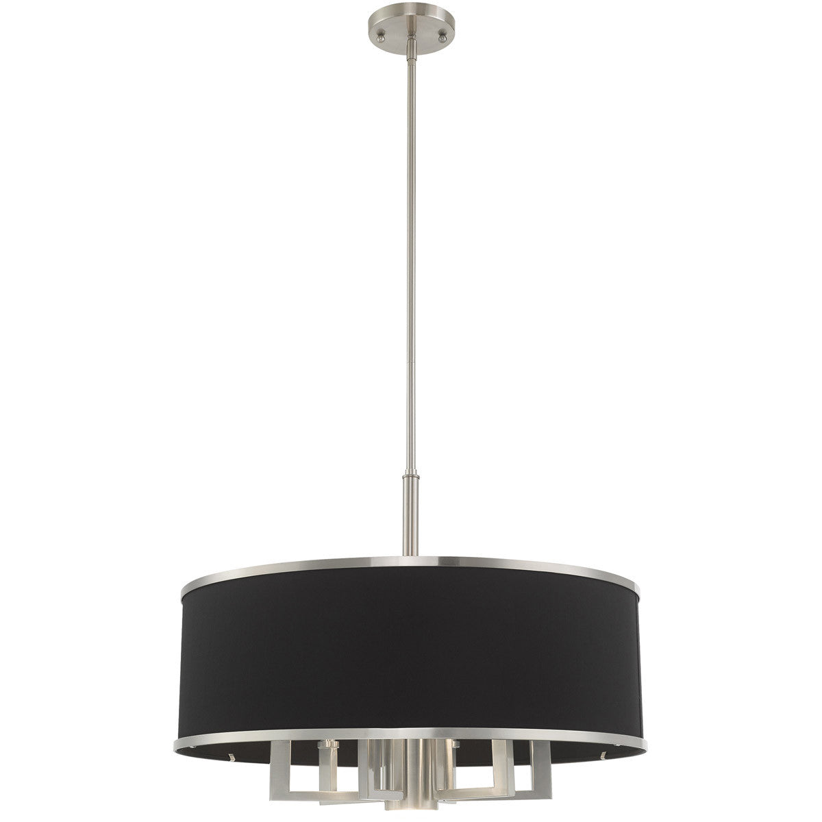 Seven Light Dimmable Chandelier With Shades