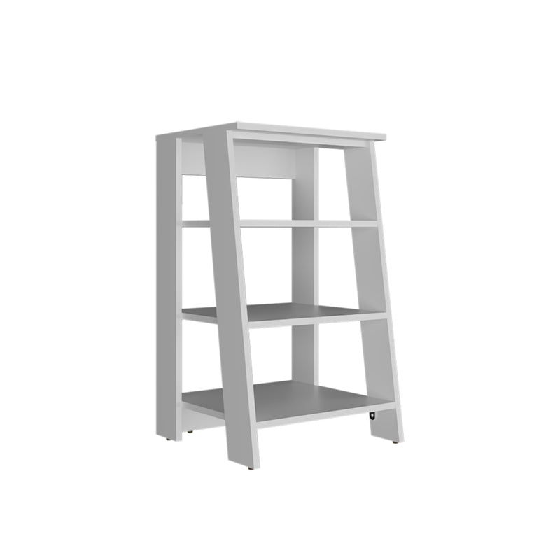 17" White Wood Bathroom Shelves - Office