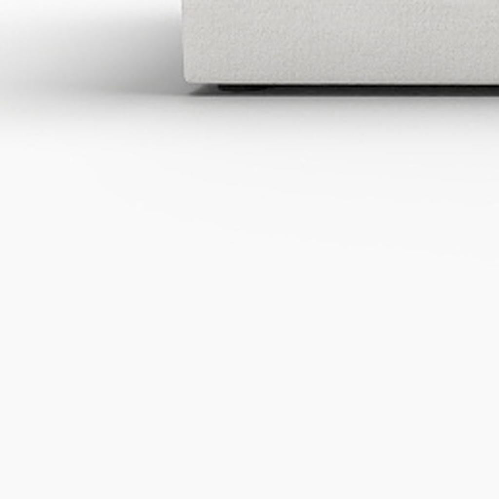 160" White Linen Blend Modular Armless Sofa With Ottomans And Storage - Living Room