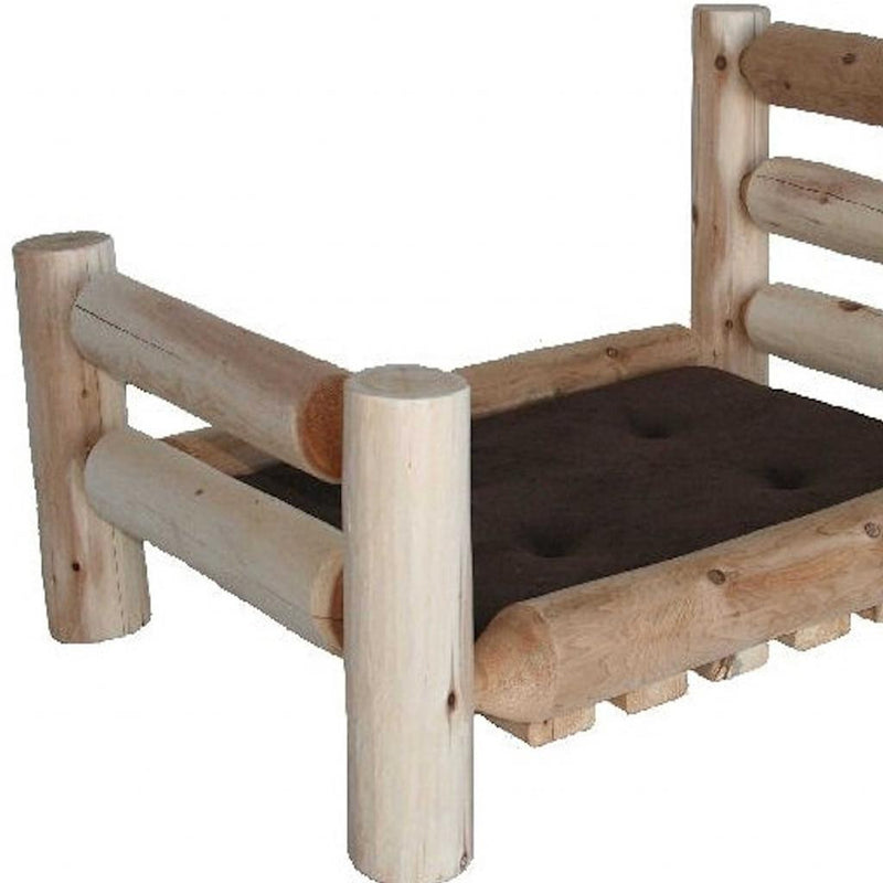 20" X 48" Natural Solid Wood Pet Bed Frame - GreatEagleInc