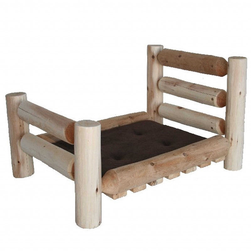 20" X 48" Natural Solid Wood Pet Bed Frame - GreatEagleInc