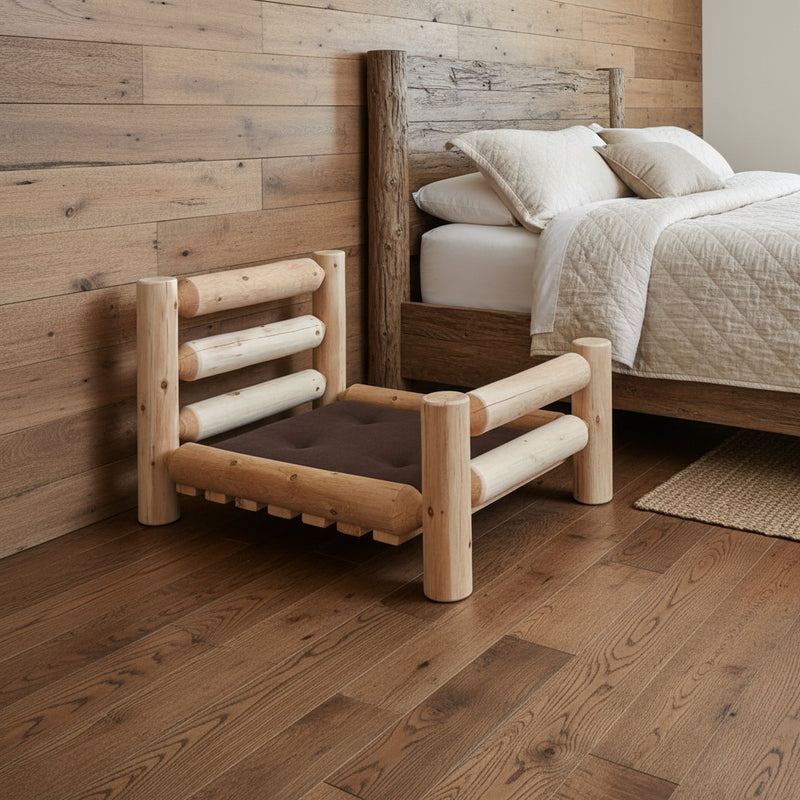 20" X 30" Natural Solid Wood Pet Bed Frame - GreatEagleInc