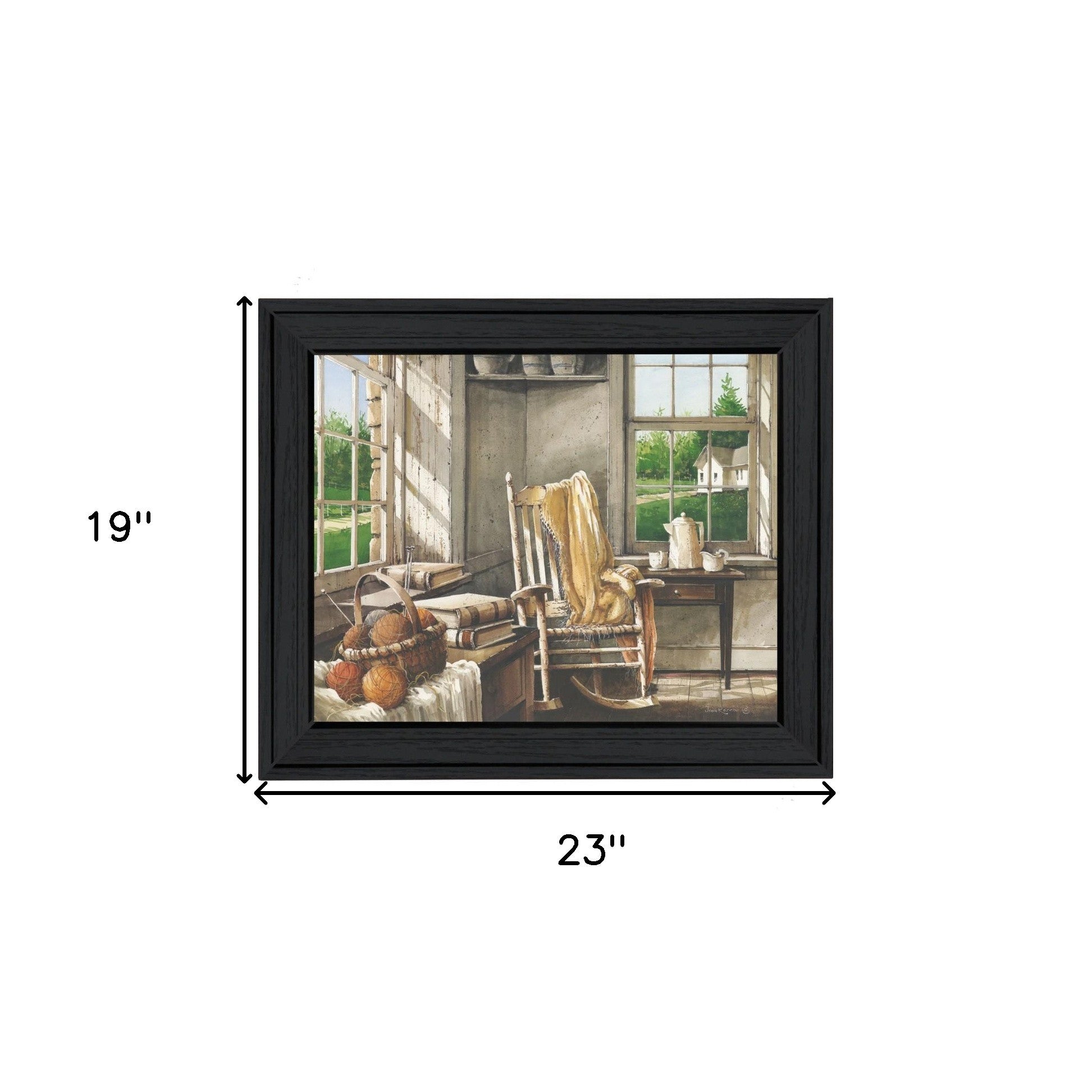 Corner Comforts Black Framed Print Wall Art - Home Decor