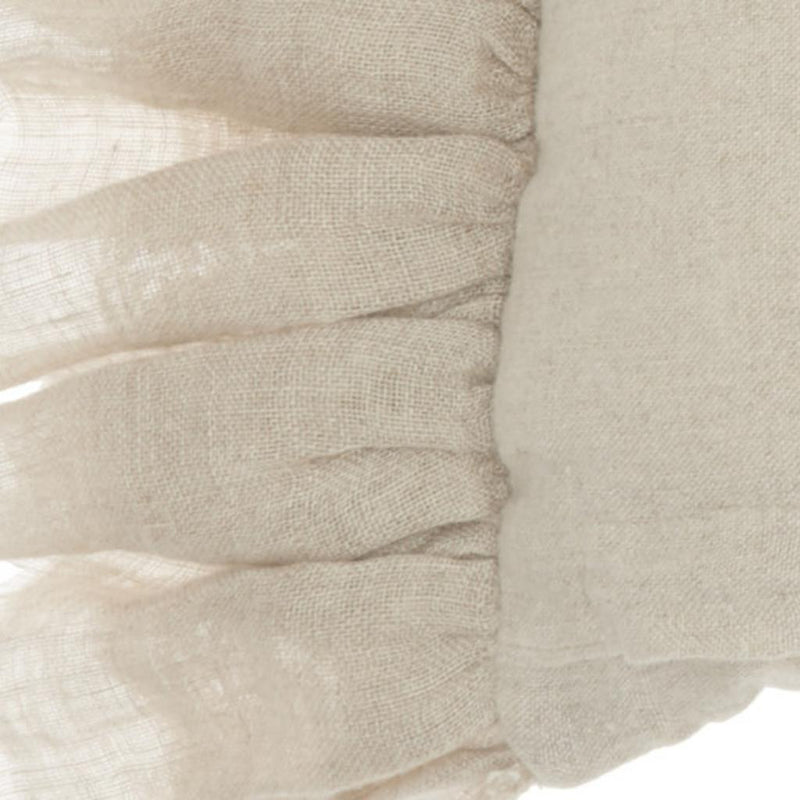 14" X 22" Steel Blue Pillow With Tassels Edges - Home Decor