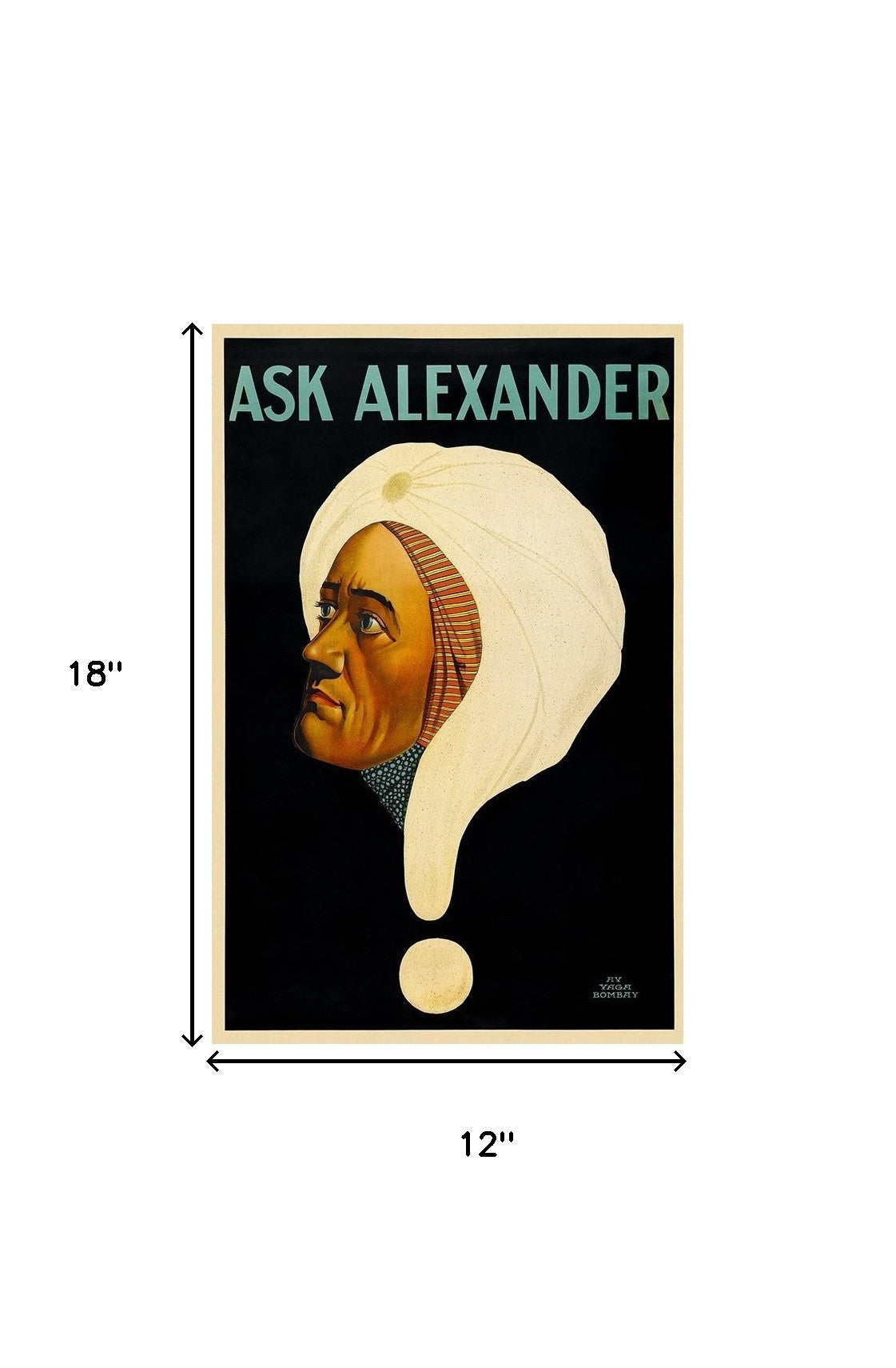 Vintage Alexander Vintage Magic Unframed Print Wall Art - Home Decor