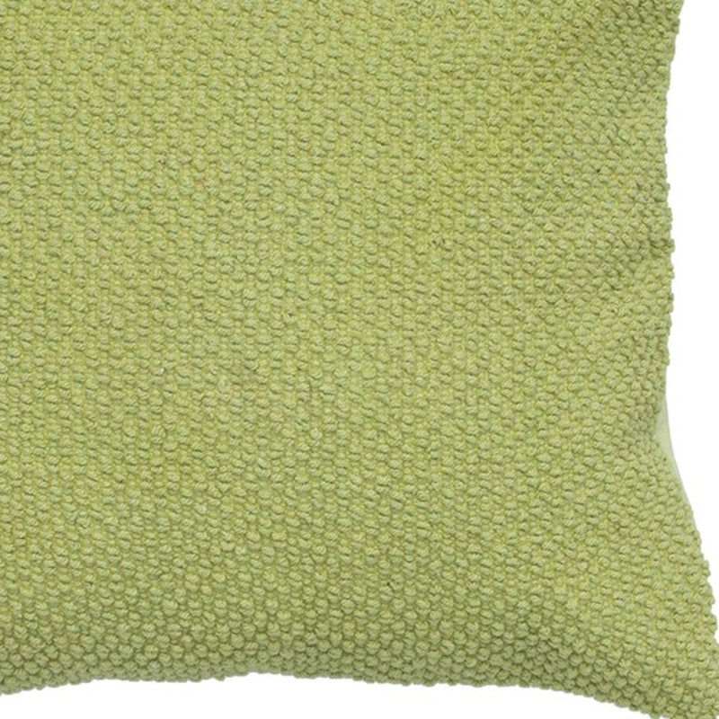 20" Green Cotton Throw Pillow - Home Decor