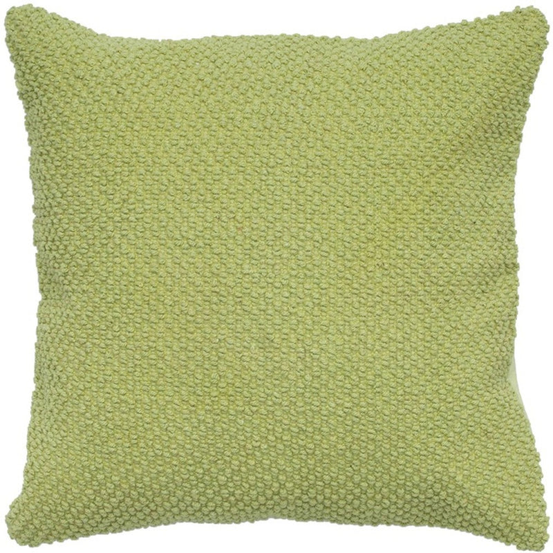 20" Green Cotton Throw Pillow - Home Decor