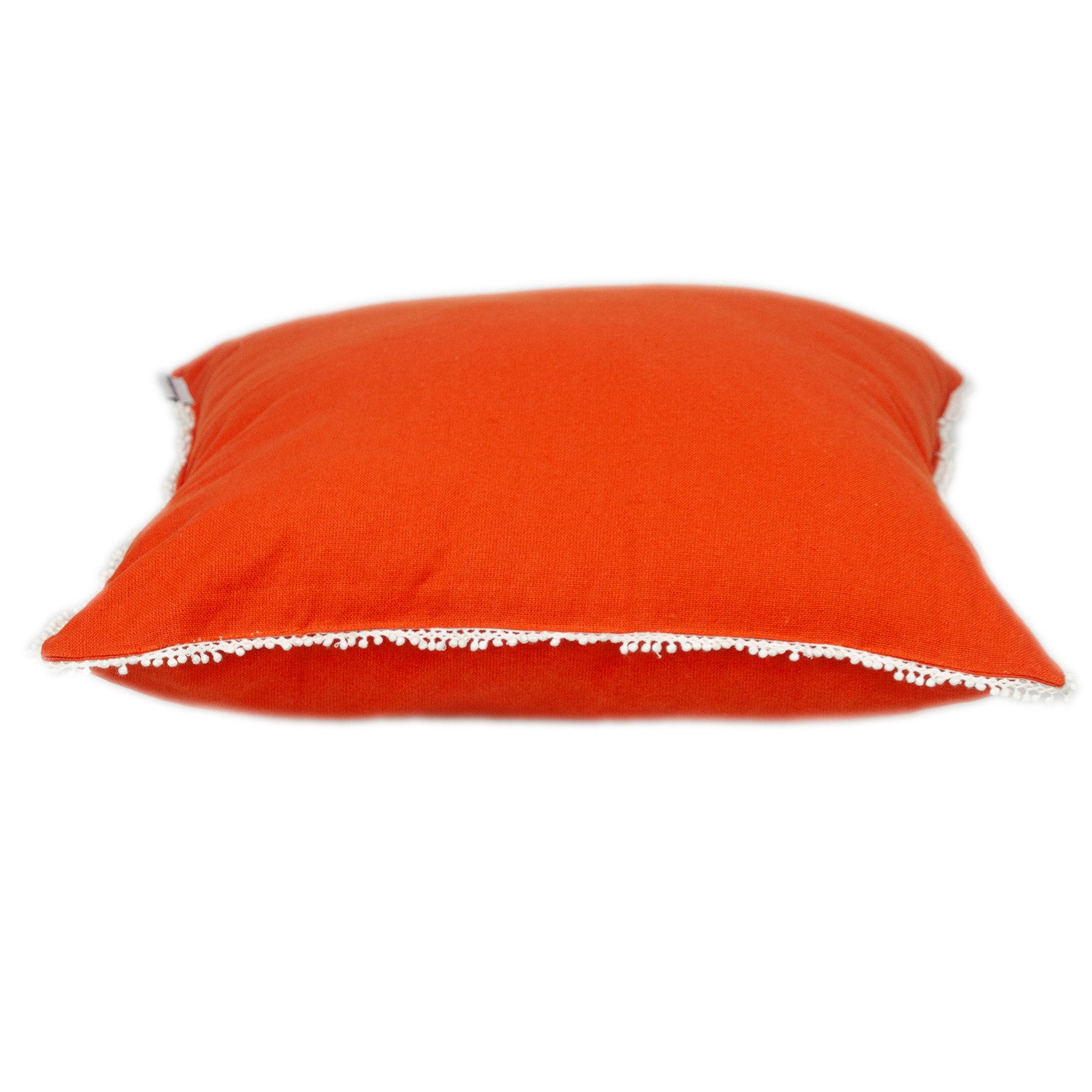 20" Orange Cotton Throw Pillow - Home & Garden