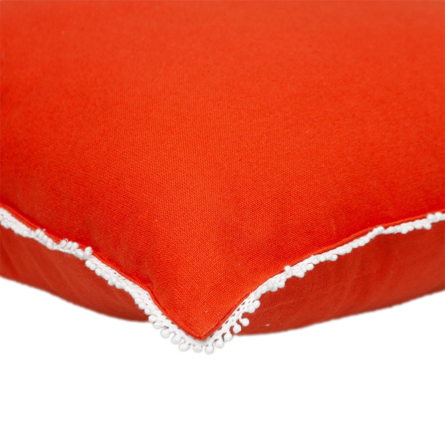 20" Orange Cotton Throw Pillow - Home & Garden