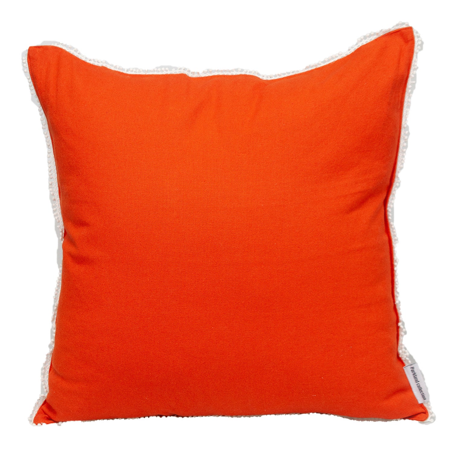 20" Orange Cotton Throw Pillow - Home & Garden