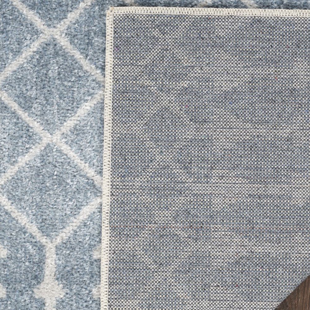 12' Blue Moroccan Runner Rug - Home & Garden