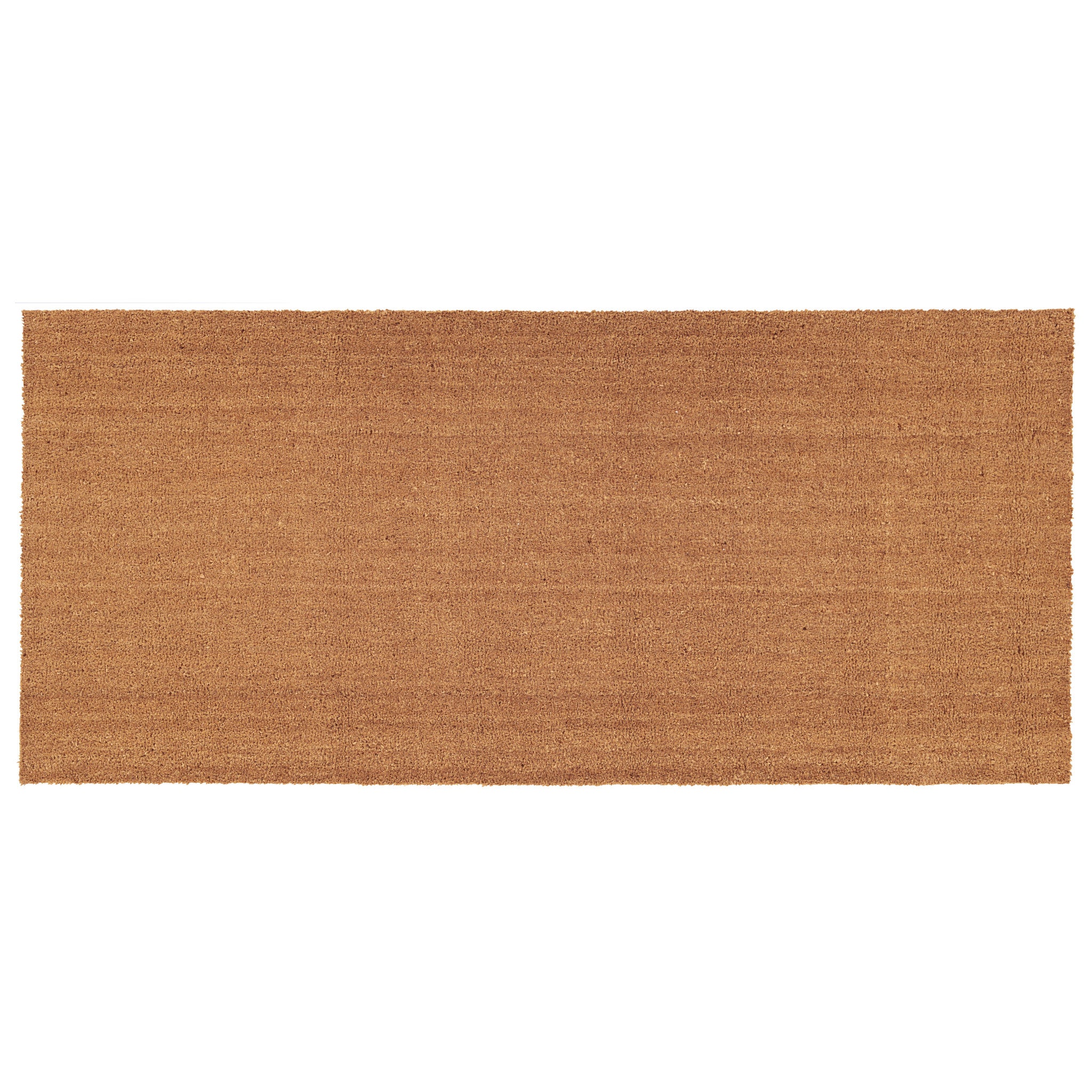 24" X 48" Natural Coir Solid Color Outdoor Door Mat - Home & Garden