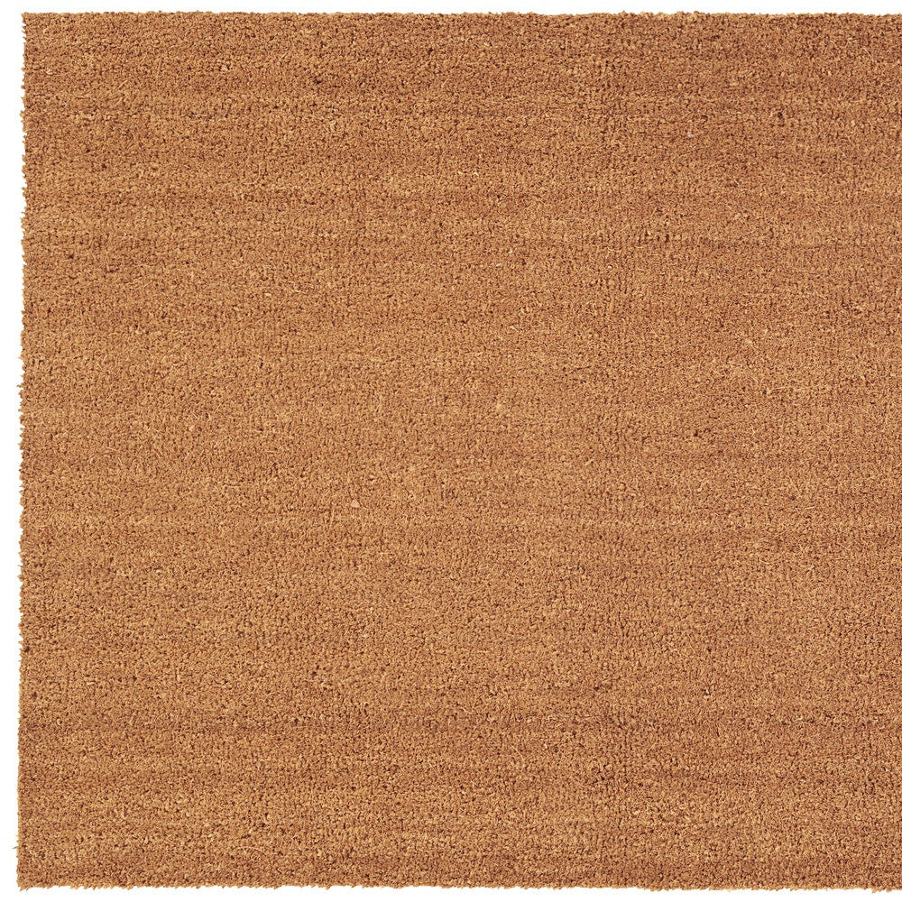 24" X 48" Natural Coir Solid Color Outdoor Door Mat - Home & Garden
