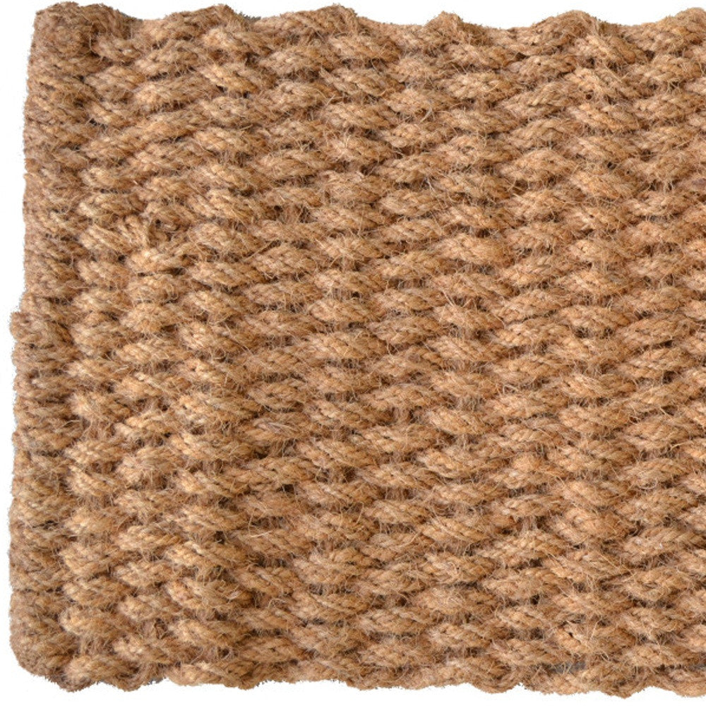 24" X 36" Brown Coir Weave Outdoor Door Mat - Home & Garden