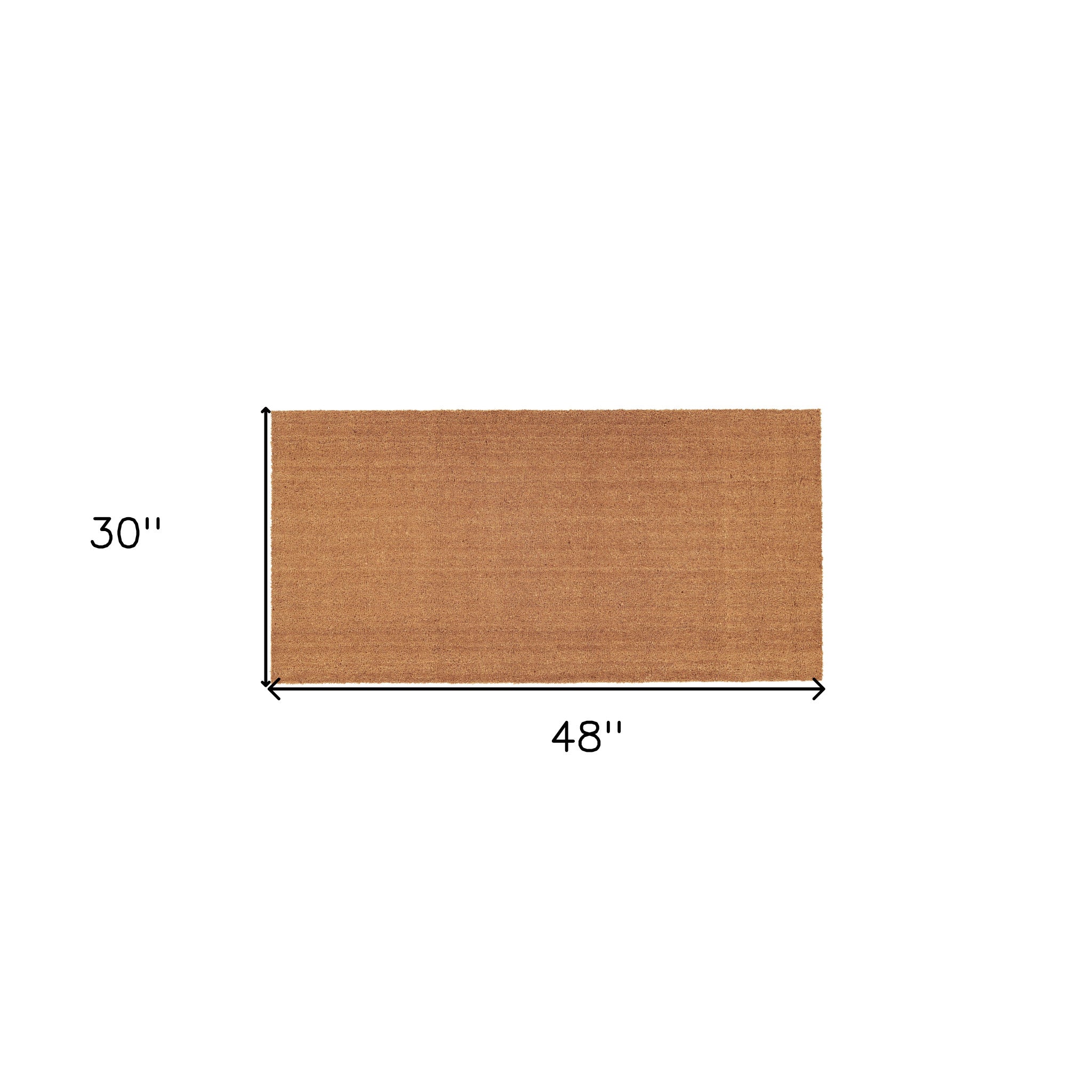 30" X 48" Natural Coir Outdoor Door Mat - Home & Garden