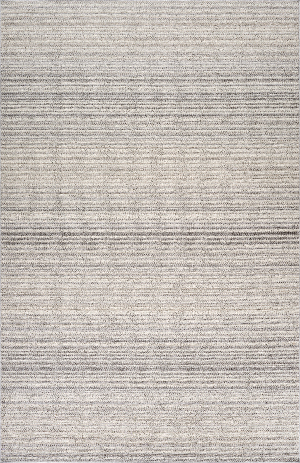 5' X 8' Gray and Ivory Abstract Area Rug - Home & Garden