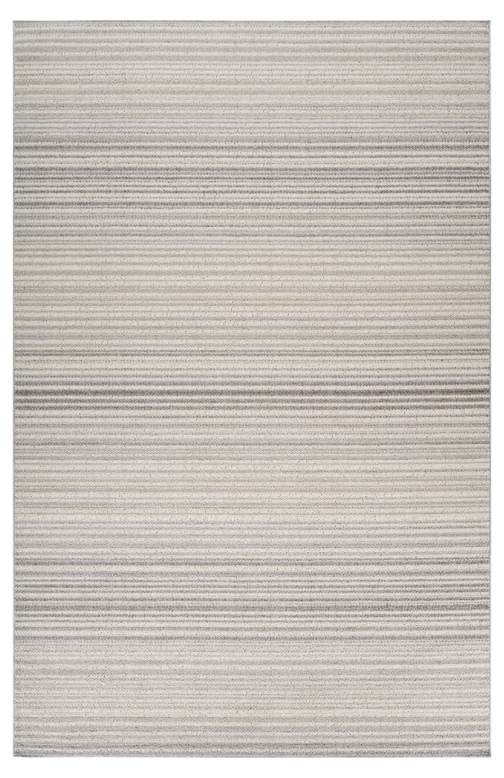 5' X 8' Gray and Ivory Abstract Area Rug - Home & Garden