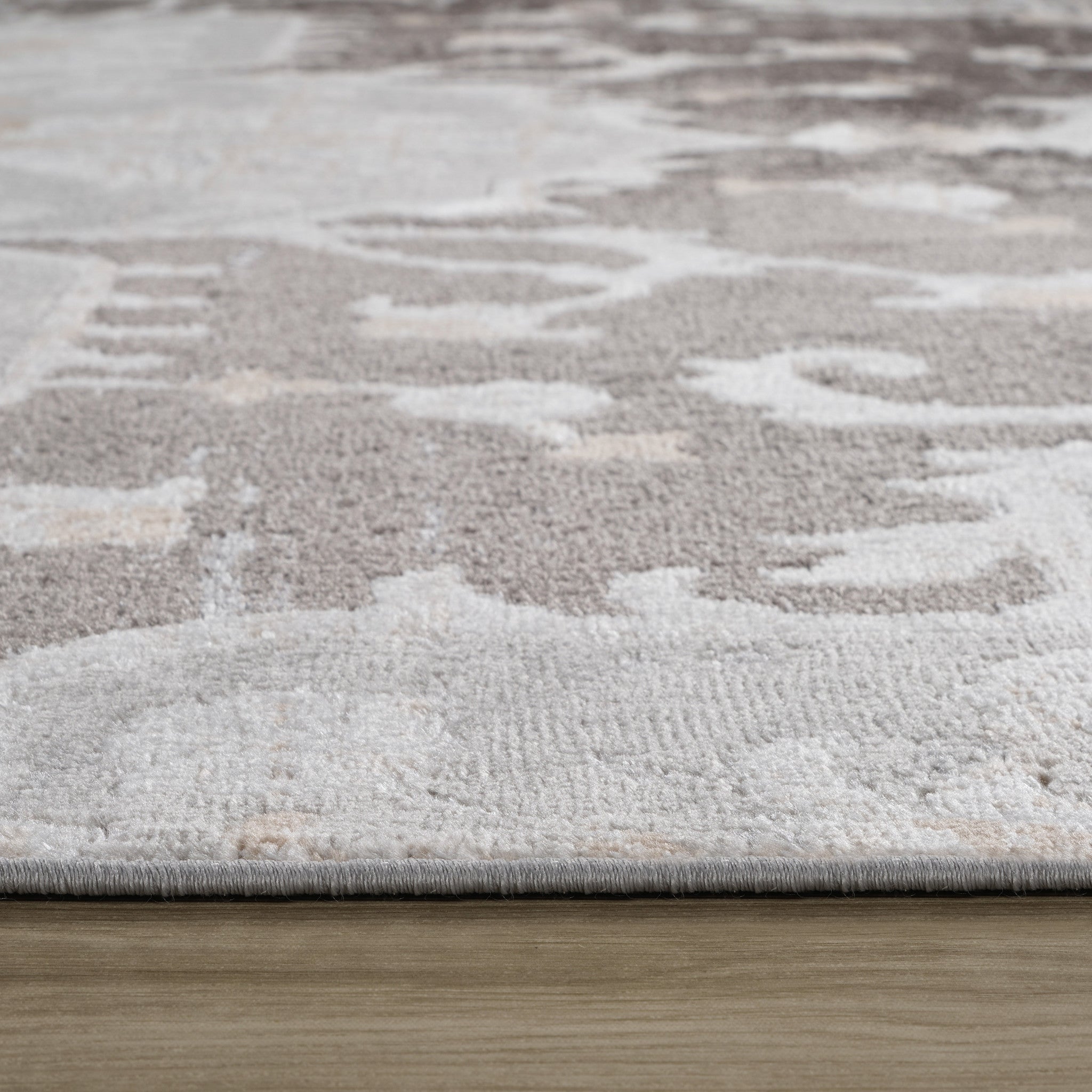 4' X 6' Gray and Brown Southwestern Distressed Area Rug - Home & Garden