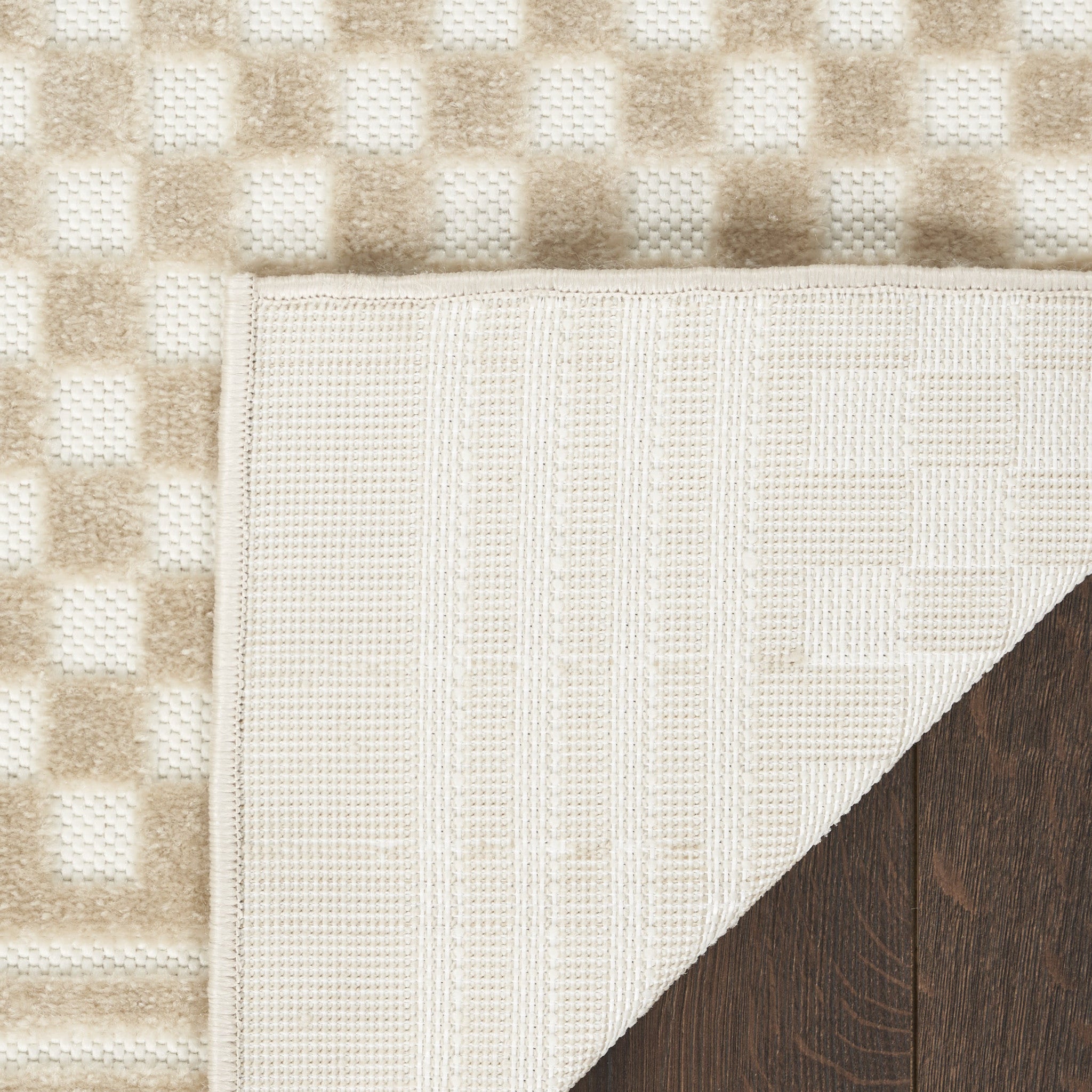 7' X 9' Beige Geometric Area Rug - Home & Garden