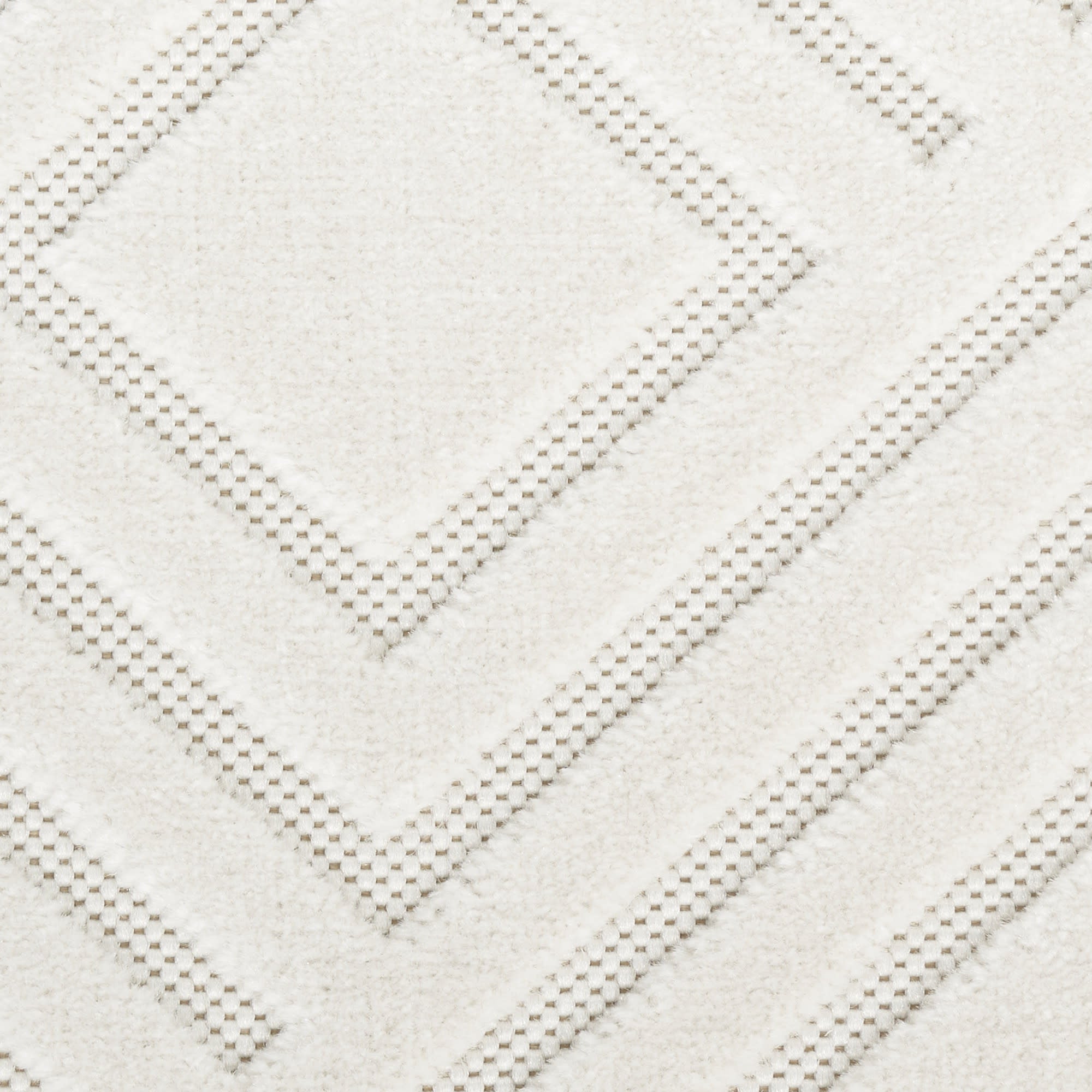 5' X 7' Cream Geometric Area Rug - Home & Garden