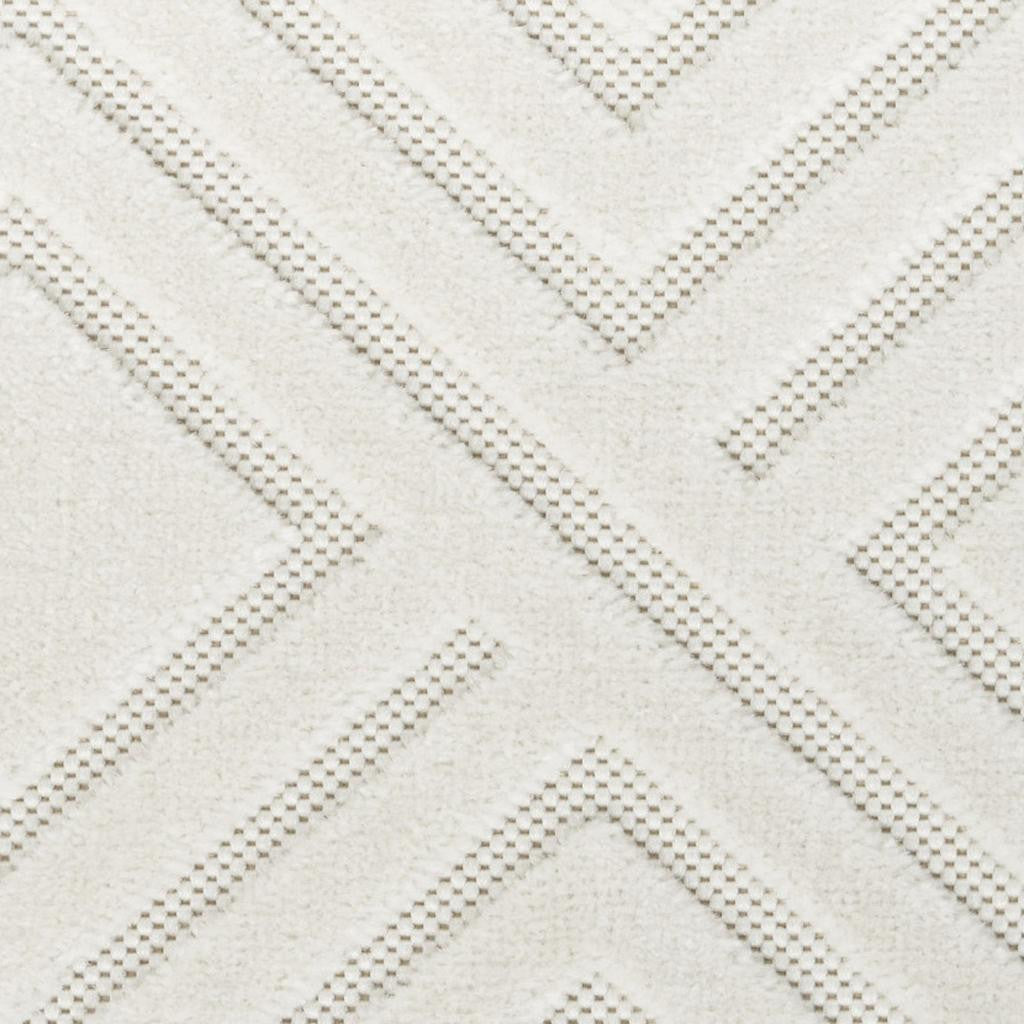 5' X 7' Cream Geometric Area Rug - Home & Garden