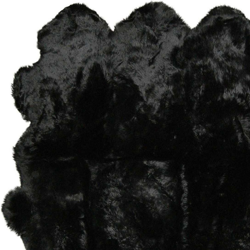 Black Animal Print Area Rug - Home Decor