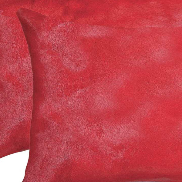 12" X 20" X 5" Firecracker Cowhide  Pillow 2 Pack - Home Decor