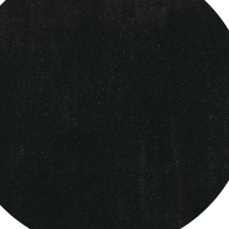 6' Espresso Shag Hand Woven Round Rug - Home Decor