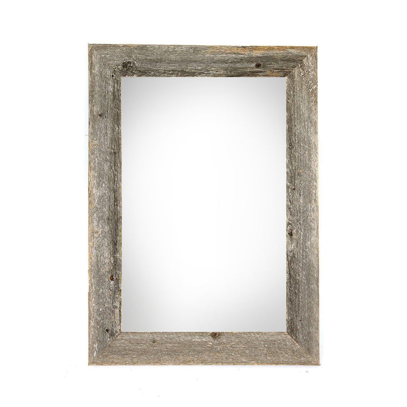 12" x 18" Gray Solid Wood Hanging Picture Frame - Home Decor