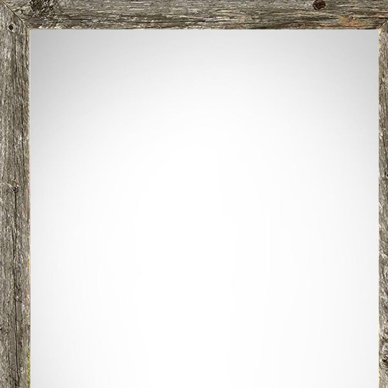 12" x 18" Gray Solid Wood Hanging Picture Frame - Home Decor