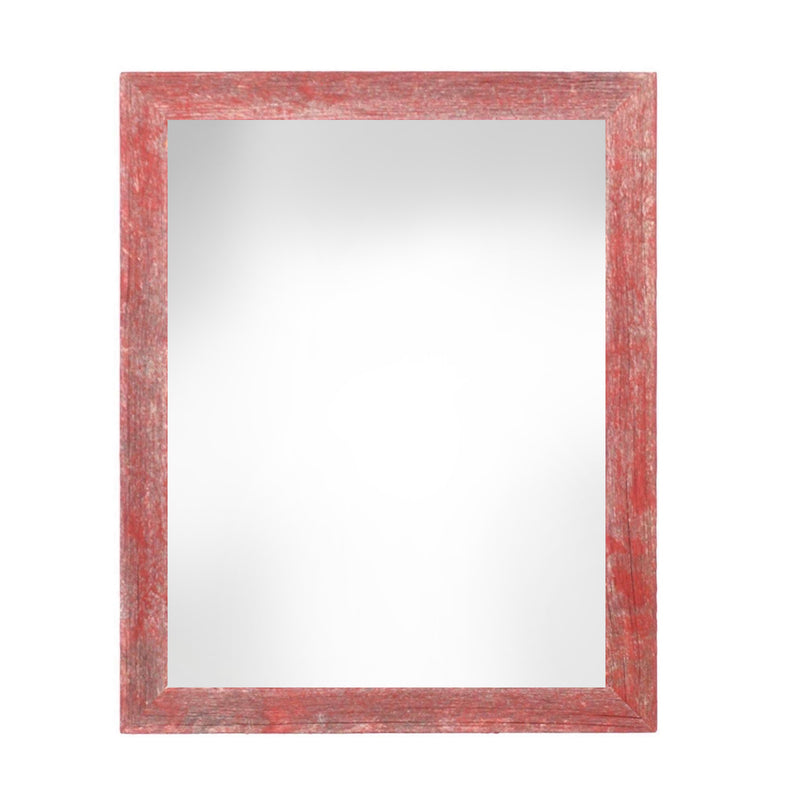 12" x 18" Red Solid Wood Hanging Picture Frame - Home Decor
