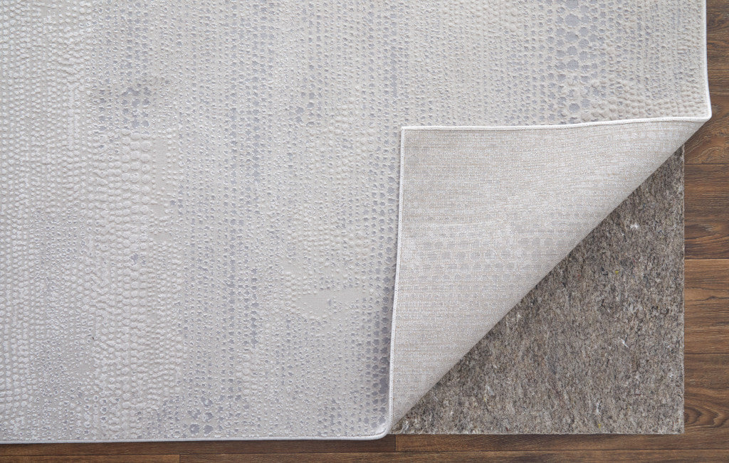 2' X 3' Gray And Ivory Abstract Distressed Area Rug - Home & Garden