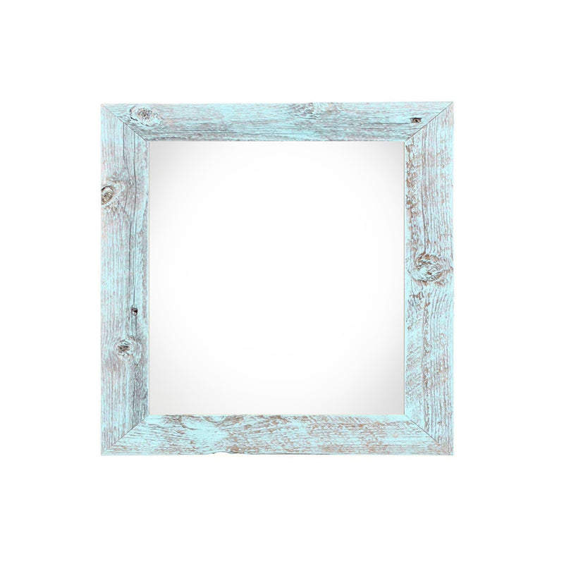 12" x 12" Blue Solid Wood Tabletop Picture Frame - Home Decor