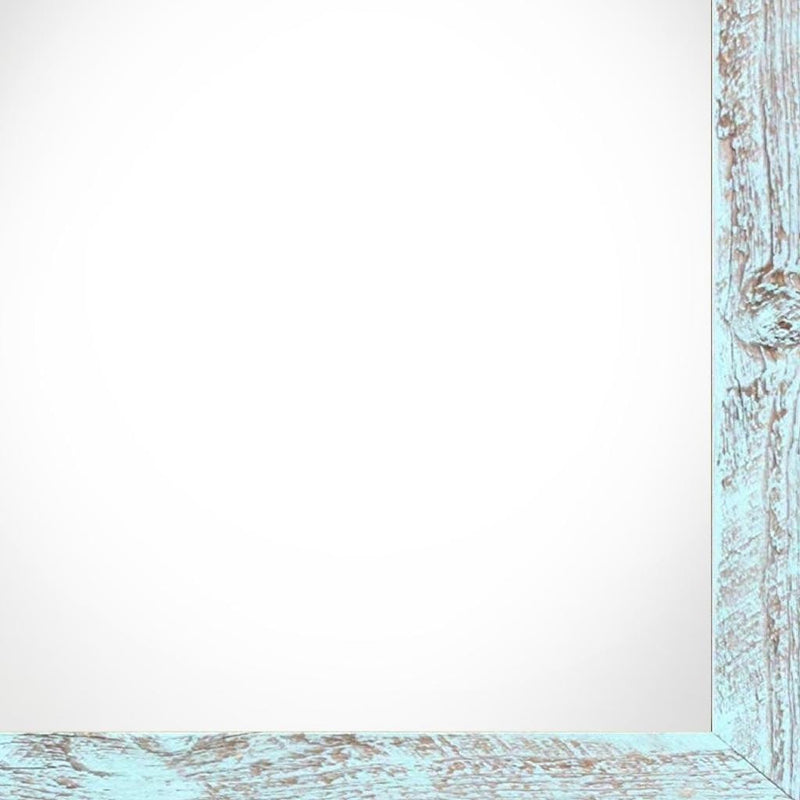12" x 12" Blue Solid Wood Tabletop Picture Frame - Home Decor