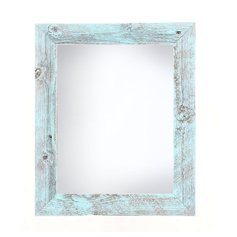 12" x 18" Blue Solid Wood Hanging Picture Frame - Home Decor