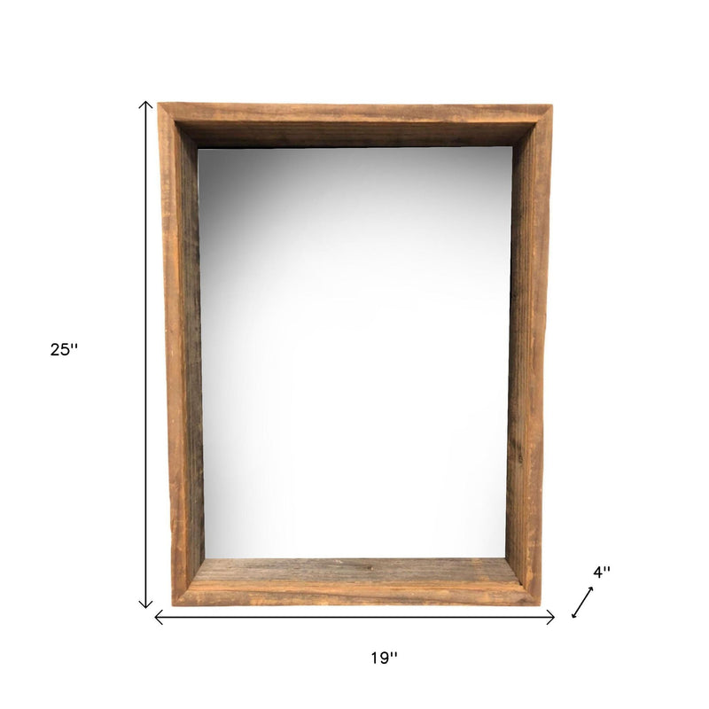 18" x 24" Gray Solid Wood Hanging Picture Frame - Home Decor