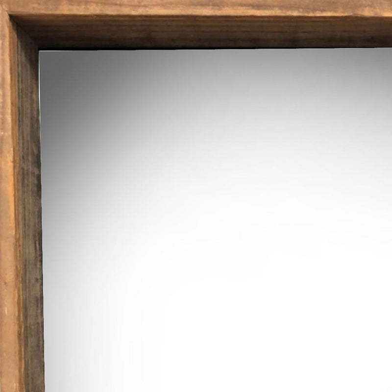 18" x 24" Gray Solid Wood Hanging Picture Frame - Home Decor